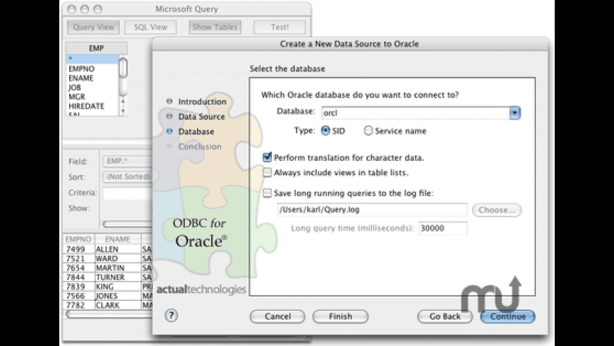 odbc drivers that are compatible with excel for mac v 15.33